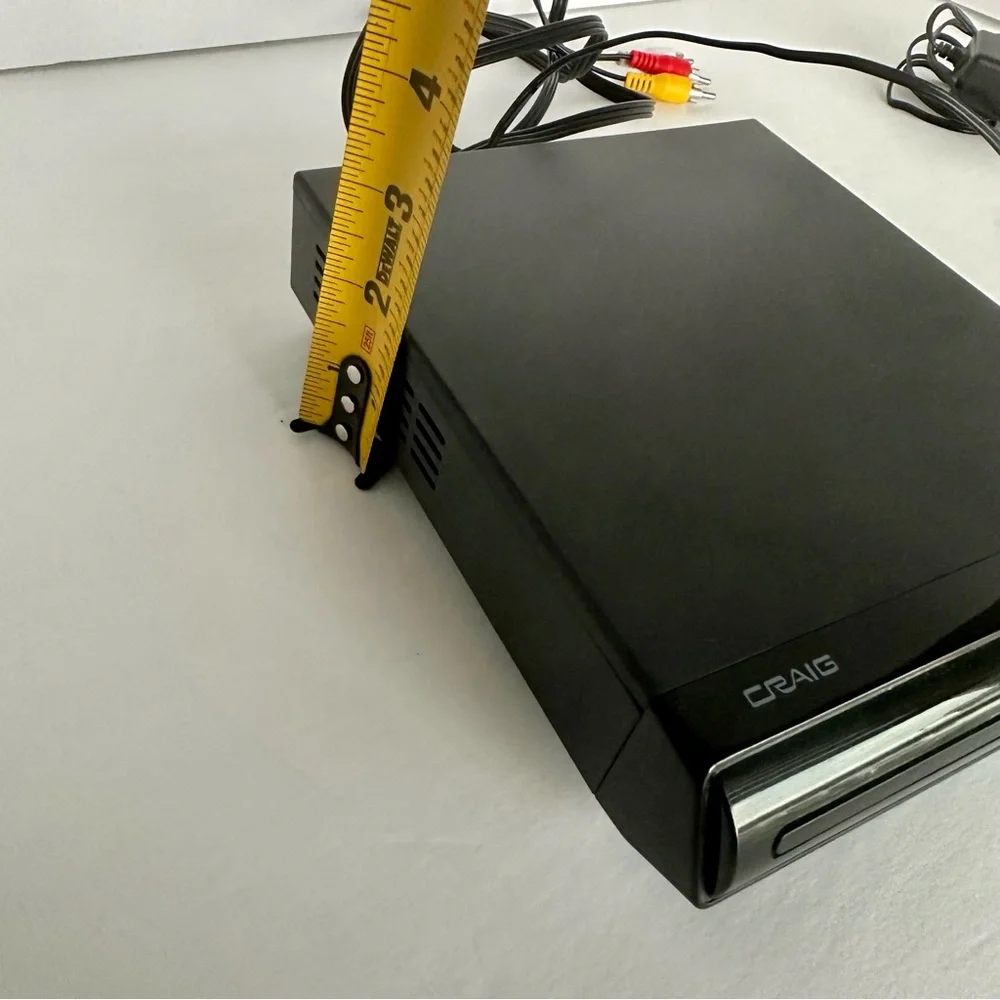 Craig CVD401A HDMI DVD Player 1080p Upconvert Remote Manual Tested Works